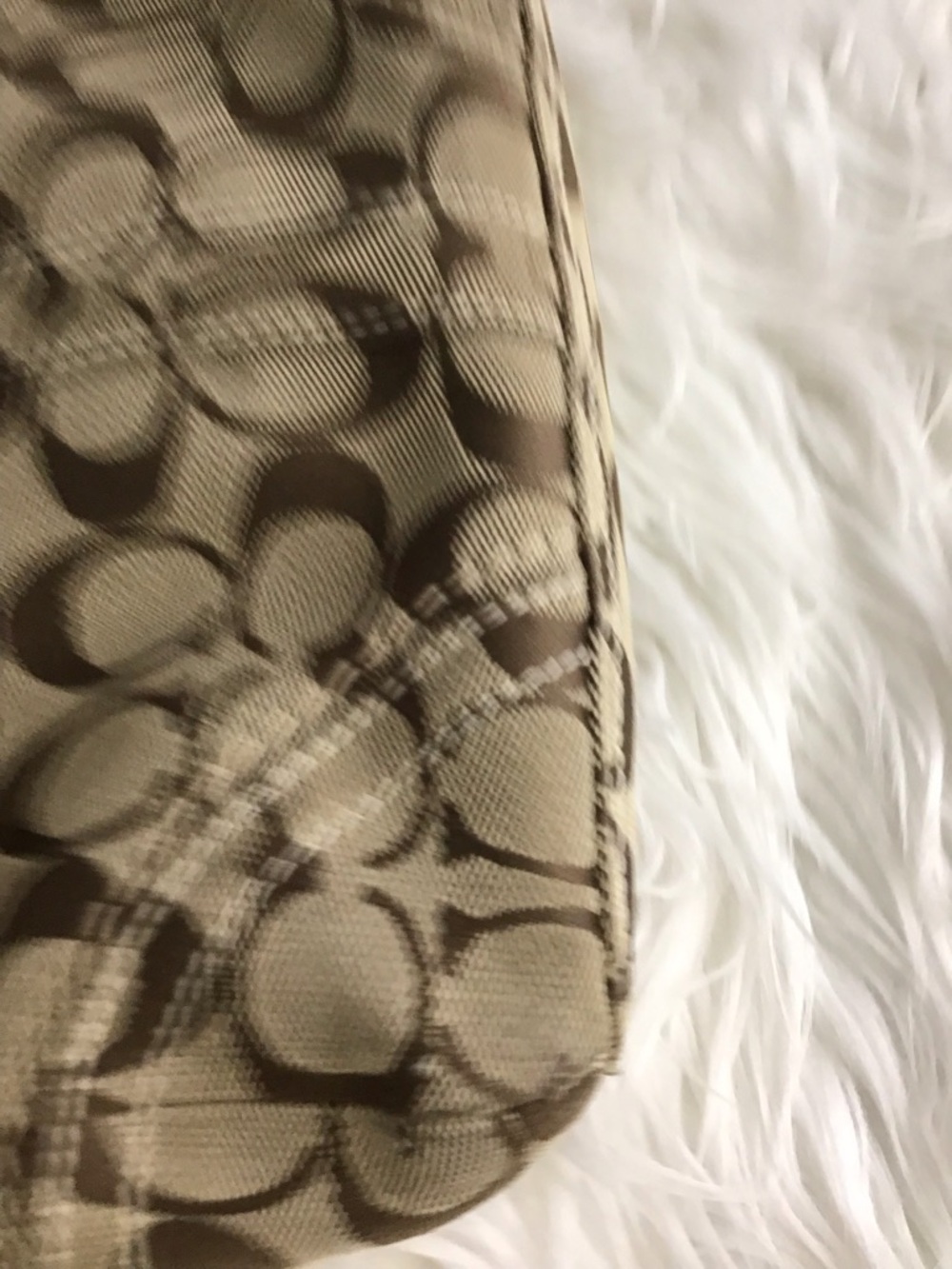 Coach Vintage Legacy Beige Brown Signature C Logo Leather Crossbody Bag - Picture 16 of 16